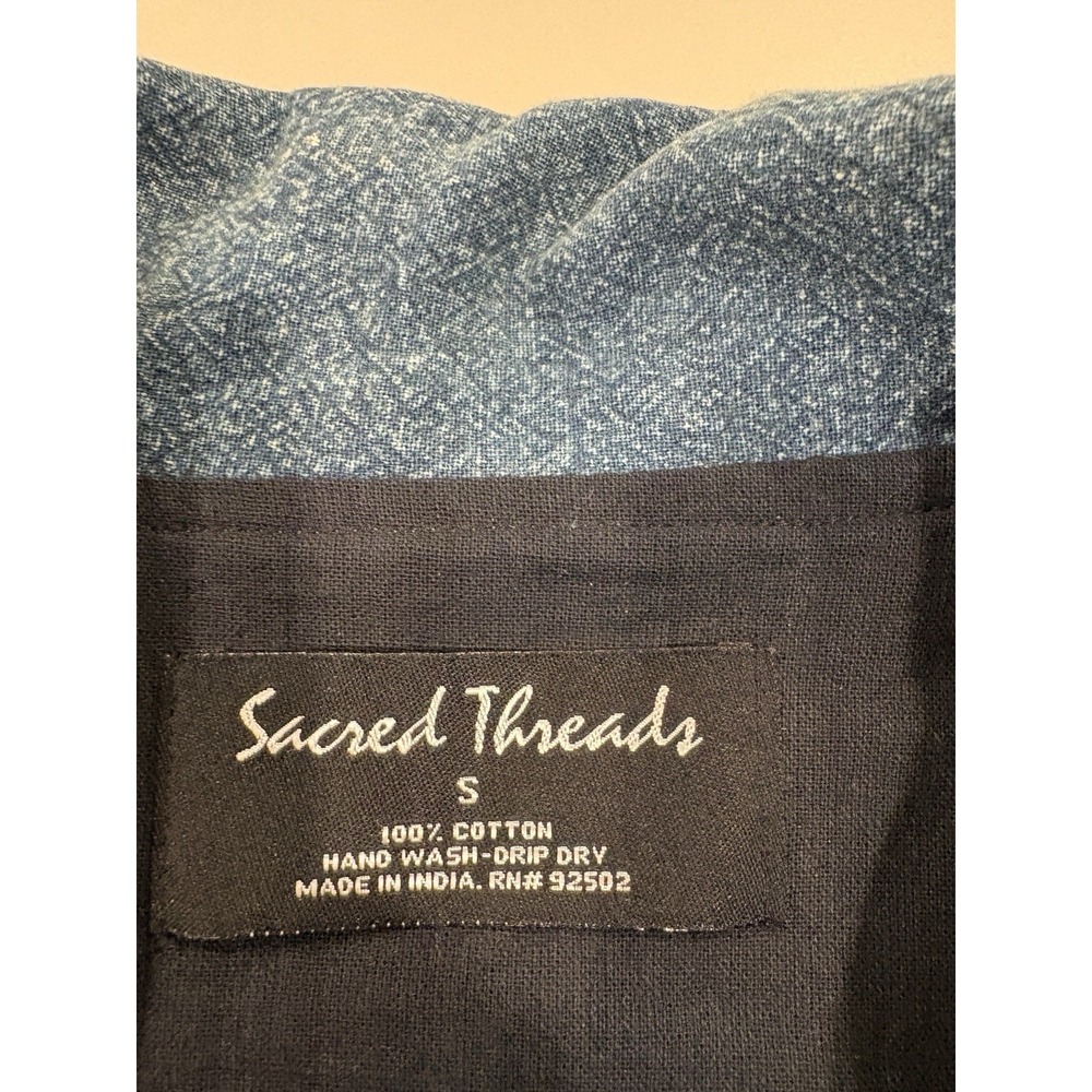 Sacred Threads Jacket Quilted Patchwork Cotton Sz… - image 7